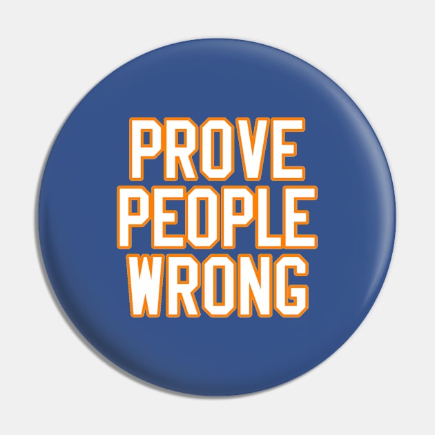 Prove People Wrong - New York Islanders Hockey Pin by EverydayIsles