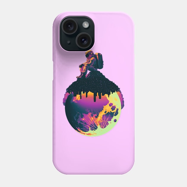 Sit on the Moon Phone Case by AnAzArt