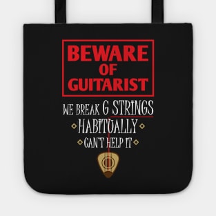 Funny Guitar Humor - Guitar Jokes Tote