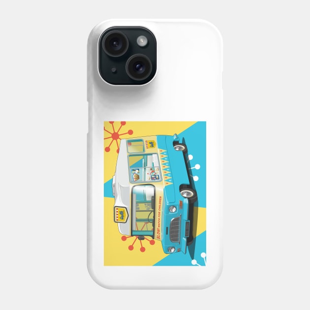 1960's Walls ice cream van Phone Case by candcretro