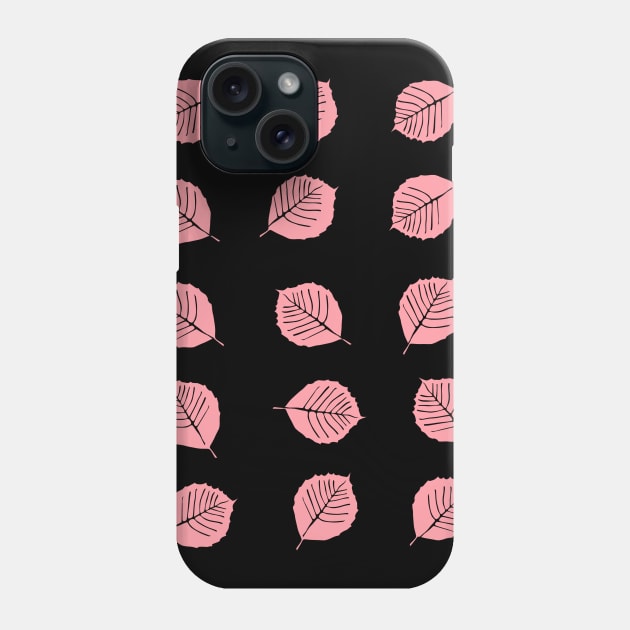 Pink leaves Phone Case by nunachan