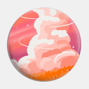 Sunset Clouds Pin