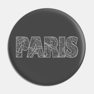 Paris Street Map Pin