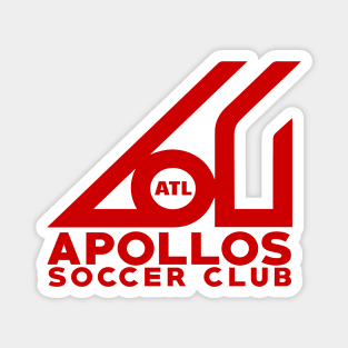 DEFUNCT - Atlanta Apollos Soccer 2 Magnet