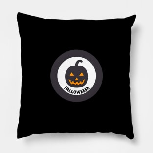 black pumpkin Pillow