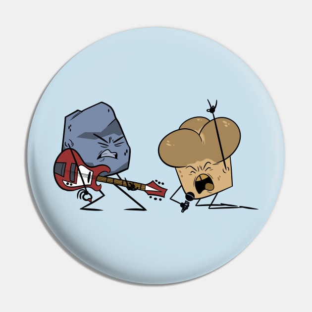 It's Only Rock And Roll Pin by HeroInstitute