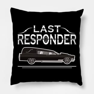 Last Responder Mortuary Hearse Driver Pillow