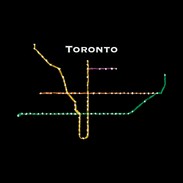 Toronto TTC Supbeat Map by 3ric-