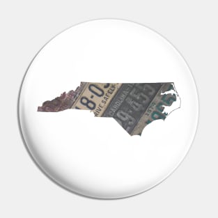 Vintage North Carolina License Plates Pin