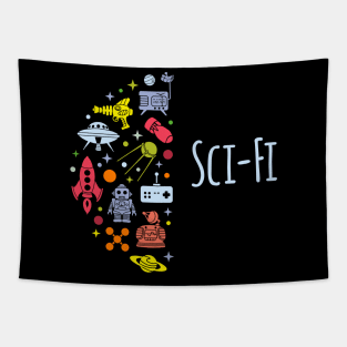 Sci Fi Theme Tapestry