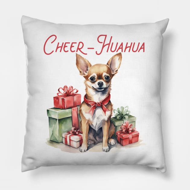 Cheer Huahua Pillow by MZeeDesigns