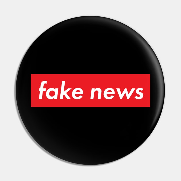 Fake News Pin by NobleTeeShop