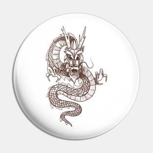 Traditional Chinese dragon Pin