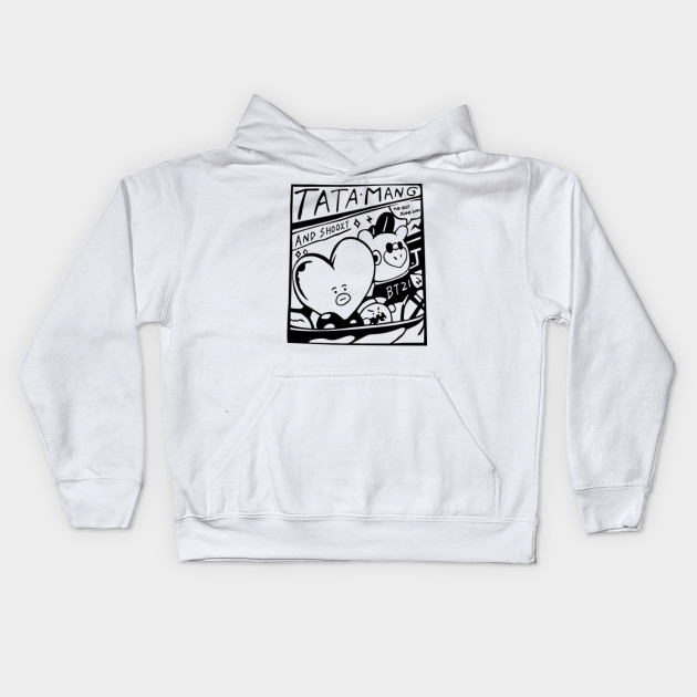 bt21 tata mang hoodie