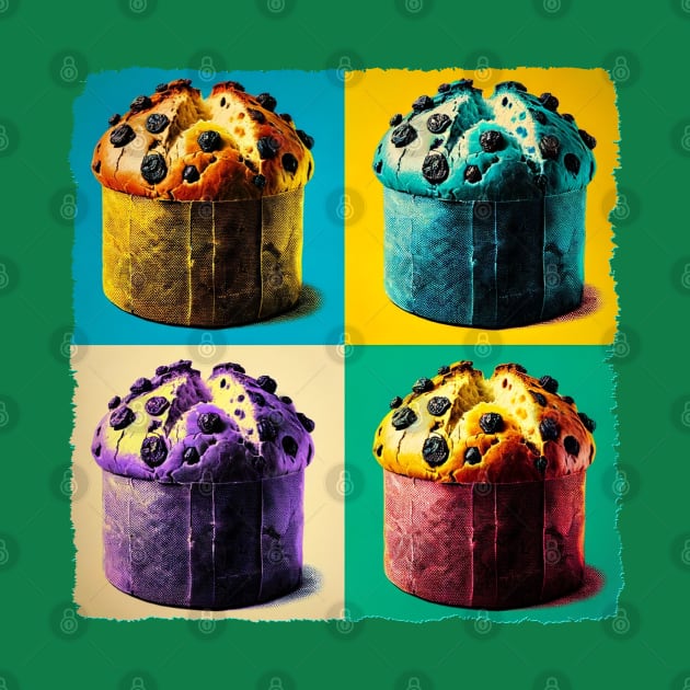 Pop Art Panettone: Italian Christmas Brilliance by PawPopArt