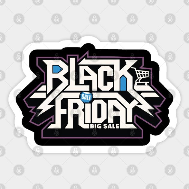 Black friday sale slogan - Black Friday - Sticker