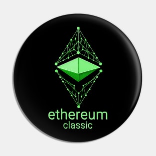 Ethereum Classic Made of Green Pin