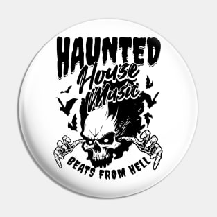 HOUSE MUSIC - Haunted House From Hell (Black) Pin