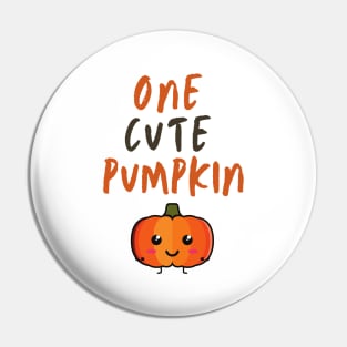 One Cute Pumpkin. Perfect First Halloween Costume. Pin