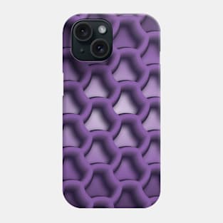 Purple Triangle Pattern Phone Case