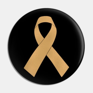 Golden Ribbon Pin