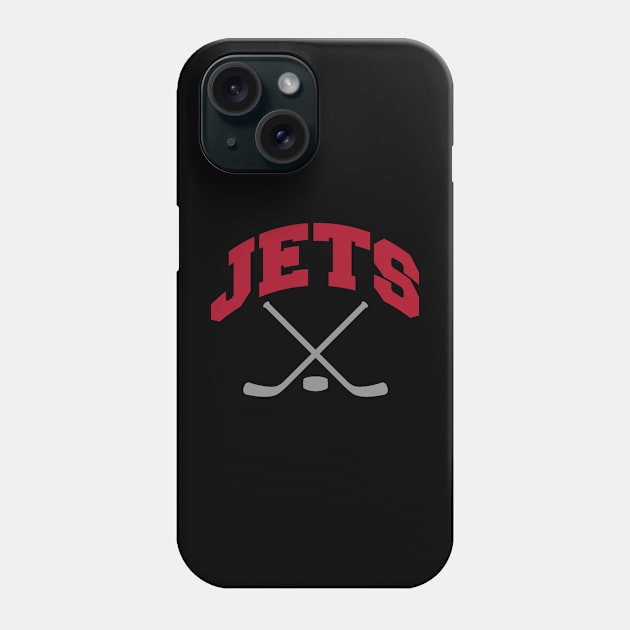 Jets Hockey Small Logo Phone Case by CovpaTees