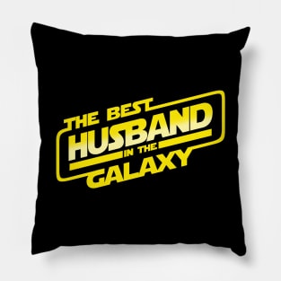 The Best Husband in the Galaxy Father's Day Best Hubby Gift For Husbands Pillow