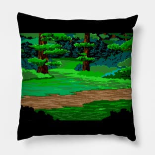 Quest for Glory Forest Pixel Art Pillow