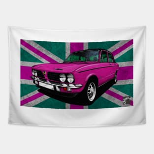 Geo3Doodles Triumph Dolomite Sprint Doodle Tapestry