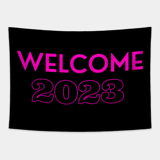 welcome new year 2023 Tapestry