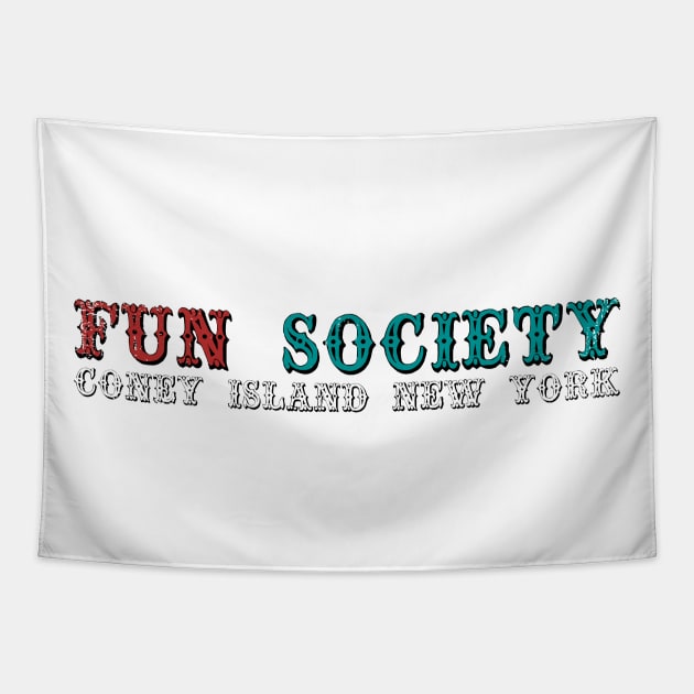 Vintage Fun Society Tapestry by nickbeta