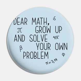 i love math funny math nerd cool math joke Pin