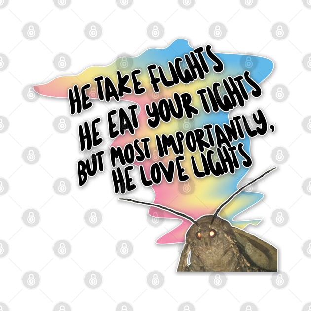 Moth Light Meme Tribute Design by DankFutura