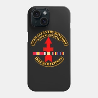 32nd Infantry Division - Iraq Vet  w SVC Ribbons Phone Case