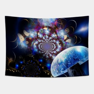 Hallucinogenic mushroom Tapestry