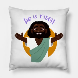 Black Jesus is Risen - Easter Celebration Pillow