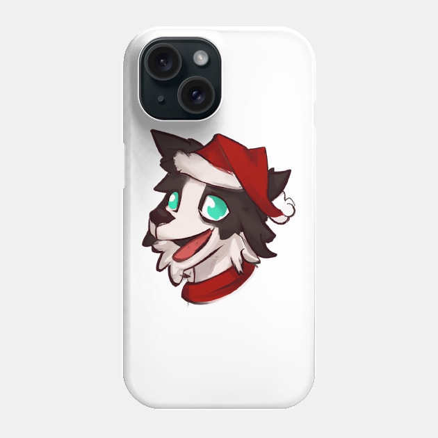 Cute Border Collie Drawing Phone Case by Play Zoo