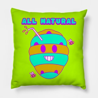 All Natural Honey, Kawaii Bee Hive Pillow