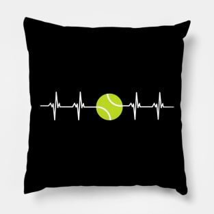 Tennis Heartbeat Pillow