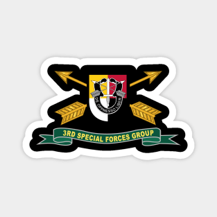 3rd Special Forces Group - Flash w Br - Ribbon X 300 Magnet