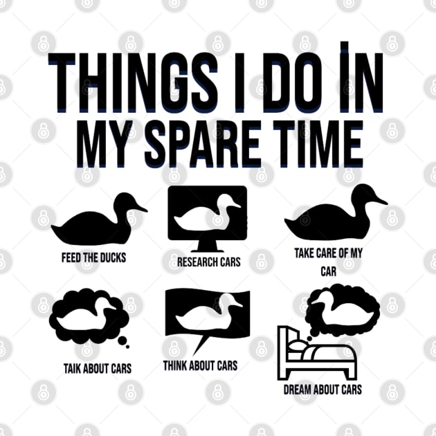 Things I Do In My Spare Time Duck Lover Shirt, Funny Duck Shirt, Lover T-Shirt, Dream About Duck Tee, Spare Time Shirts by Artistic Design