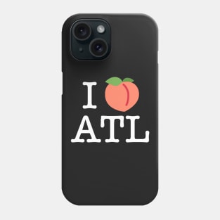 I Peach Atlanta (White Lettering) Phone Case