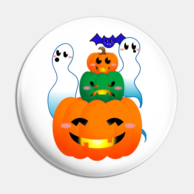 Halloween Scene Pin by MetaCynth