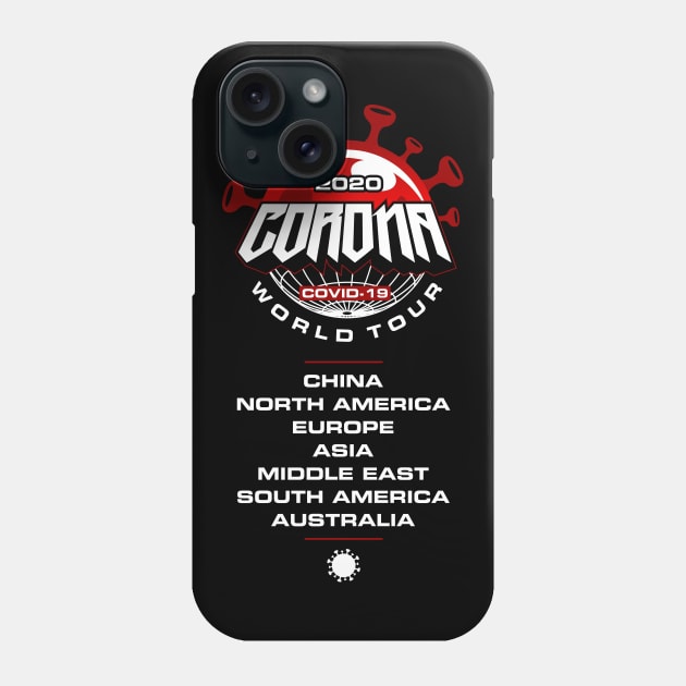 CORONA World Tour Phone Case by rizadeli