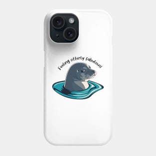 A fur seal looks out of the water. Phone Case