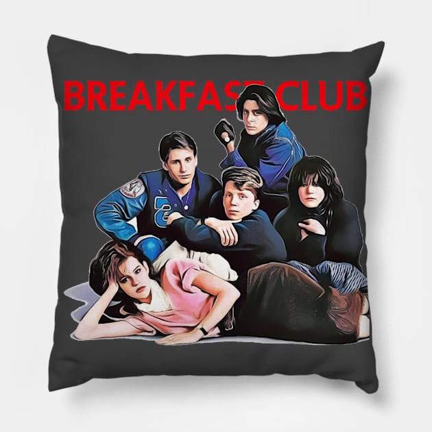 Breakfast Club Art Pillow by tonycastell