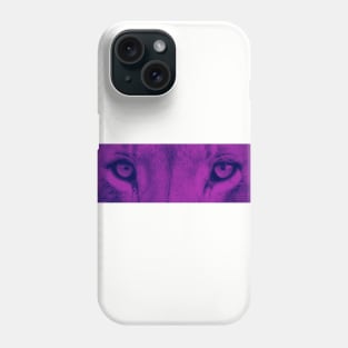 Lion Eyes (Plum) Phone Case