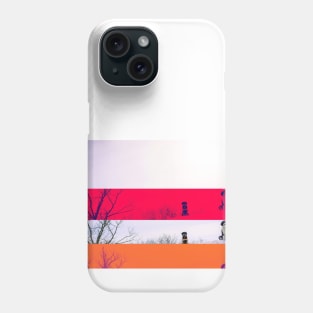 Red, Orange and Dog Phone Case