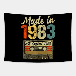 40Th Birthday Gift Vintage Made In 1983 Cassette 40 Year Old Tapestry