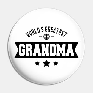 Grandma - World's greatest grandma Pin